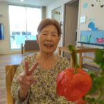 ほおずきと花